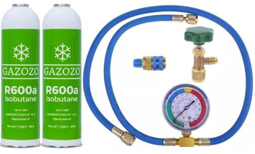 Refrigerant filling kit for cars with R134a Air conditioning