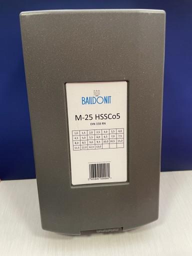 Набор сверл M-25 HSSCo5 Baildonit