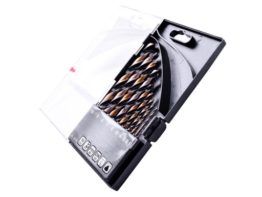 Набор сверл по металлу 10 шт. 1-10 мм HSS M2 Verkato VR-3710.