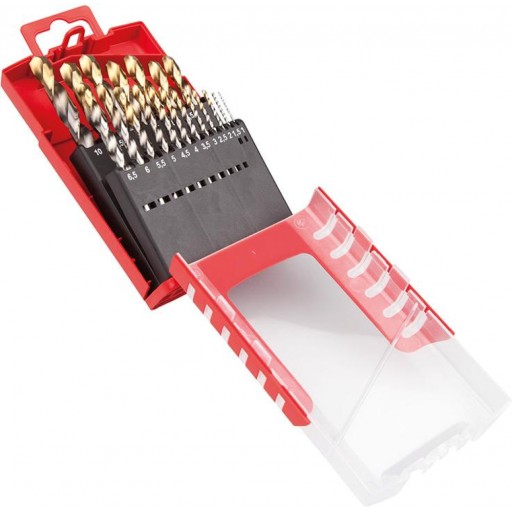 Набор спиральных сверл 1-10мм 118G N 4xD 19 предм. Дормер