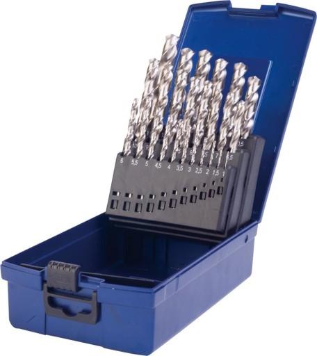 Набір кобальтових свердел HSS 19 шт. 1-10 мм fortis