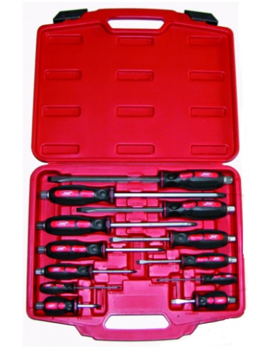 Jmp screwdriver set, 12 pieces, cross-slotted E.
