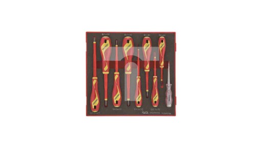 Teng Tools TEDV909N 23840, 1000 В, набор изолированных отверток из 9 предметов