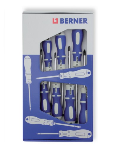 Набор отверток 2K Top PH Pz Berner 7pcs