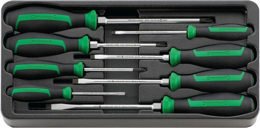 Набор плоских и крестообразных отверток STAHLWILLE, 8 предметов