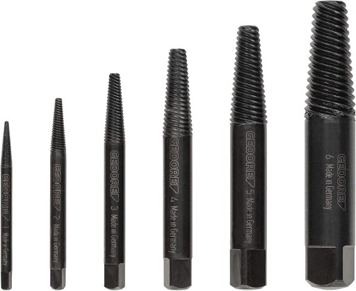 Набір екстрактора M3-M24 для відламаних гвинтів GEDORE