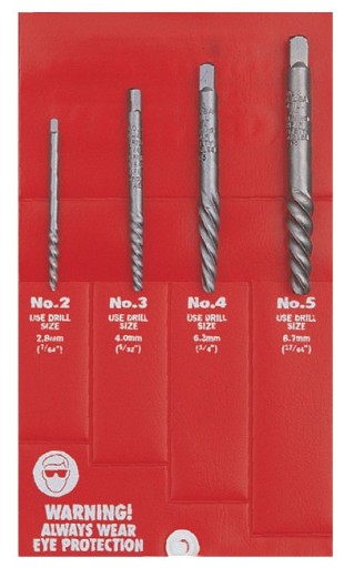 Набір гвинтових екстракторів 4 шт. М4-М16 Кеннеді