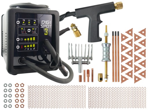 DIGISPOT 3 сварочный аппарат для листового металла 3000A, 400 В, большой комплект корректировщика