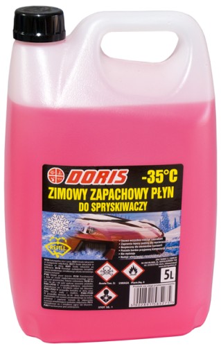 Зимняя жидкость для омывателя ветрового стекла -35°C 5л - Опт - Поддон 120 шт.