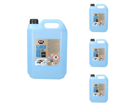 K2 зимняя жидкость для омывателя ветрового стекла -22°C 4x5л