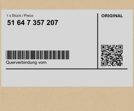 51647357207 7357207 - Хрестовина передня BMW 6 G32 7 G11 G12