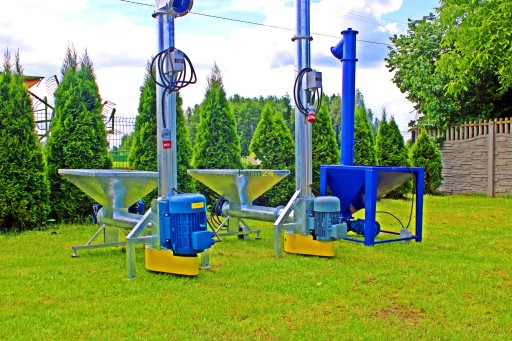 19 - Вертикальна гадюка FI 140 8M з наповненням гадюка для ЗЕРНОВИХ шнековий живильник