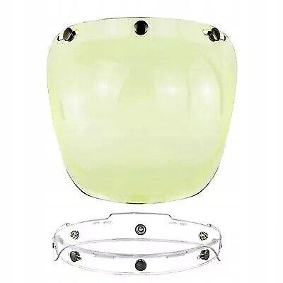 Желтый с белым кронштейном шлем открытый пузырь Vis