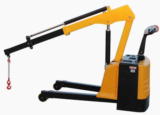 Самоходный электрический кран, грузоподъемность 1200 кг, вылет 2500 мм.