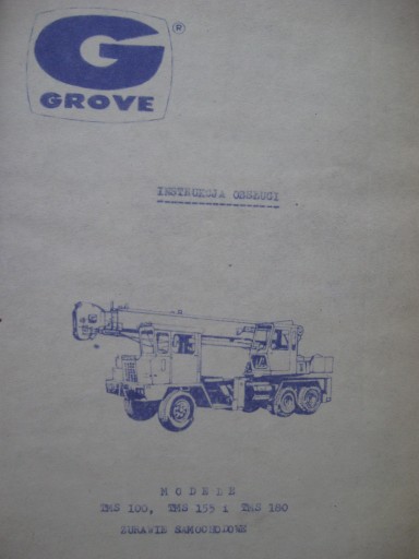 Автокрани крани GROVE керівництво 1975