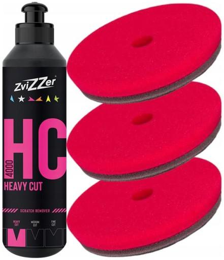ZviZZer HC4000 250 мл + 3x ALL ROUNDER RED CUT PADS