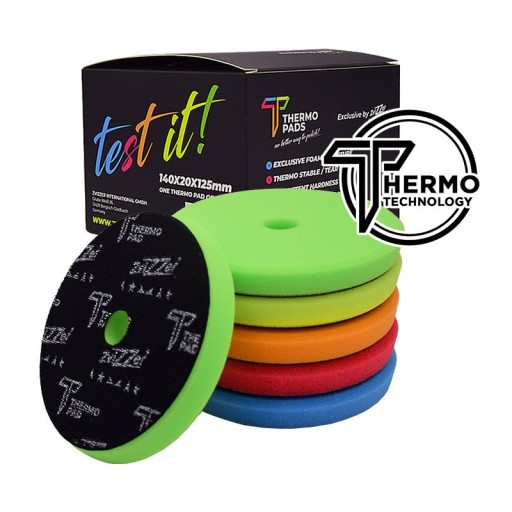 ZviZZer Thermo TRAPEZ PADS 140 мм тестовий набір з 5 Thermo pads