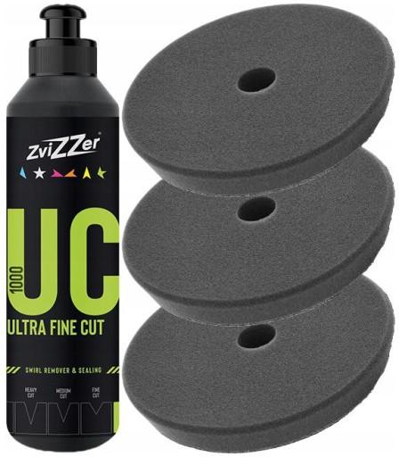 ZviZZer UC1000 250 мл + 3x THERMO BLACK FINISH PADS