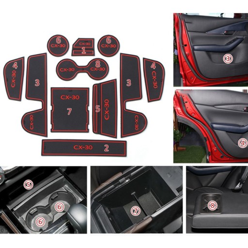 Накладка на ворота для Mazda CX-30 2020