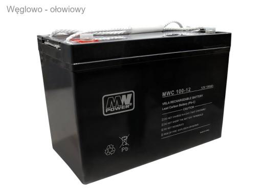 Акумулятор AGM (PB-C) 12V/110Ah, 330x171x219mm, M8, MW POWER, MWC 110-12