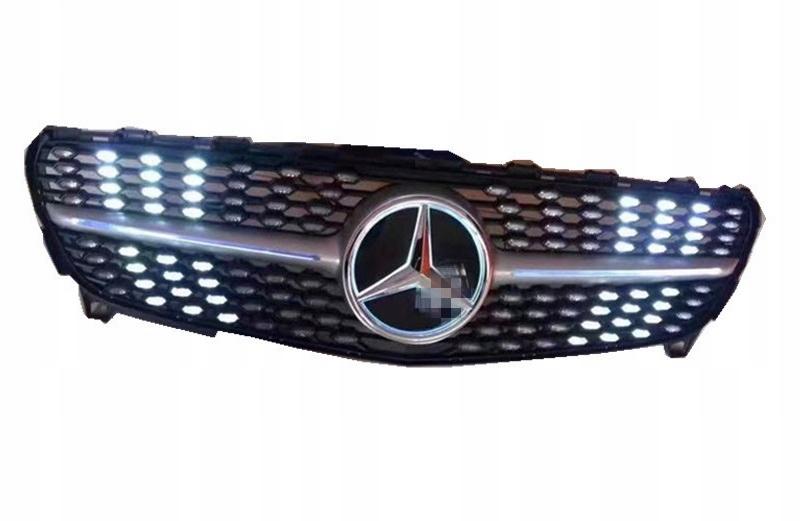 Решетка радиатора LED Mercedes GLA X156 13-16
