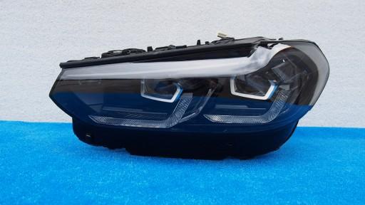 bmw G01 X3 G02 X4 lift LCI lampa lewa FULL LED czarna SHADOW black 5A29231 - BMW G01 X3 G02 X4 лифт LCI левый фонарь FULL LED черный SHADOW черный 5A29231