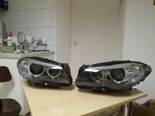 7317131-11,7317132-11 - BMW F10, F11 Би-ксеноновые фары LCI комплект Hella