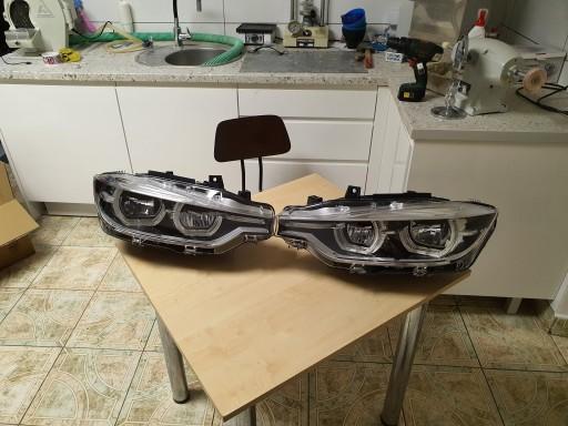 7419634 7419633 - BMW F30 полностью светодиодные фары lci в сборе