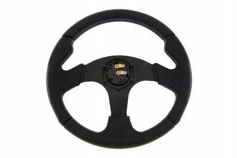 Кермо Pro 350 мм зміщення: 0 мм шкіра чорний