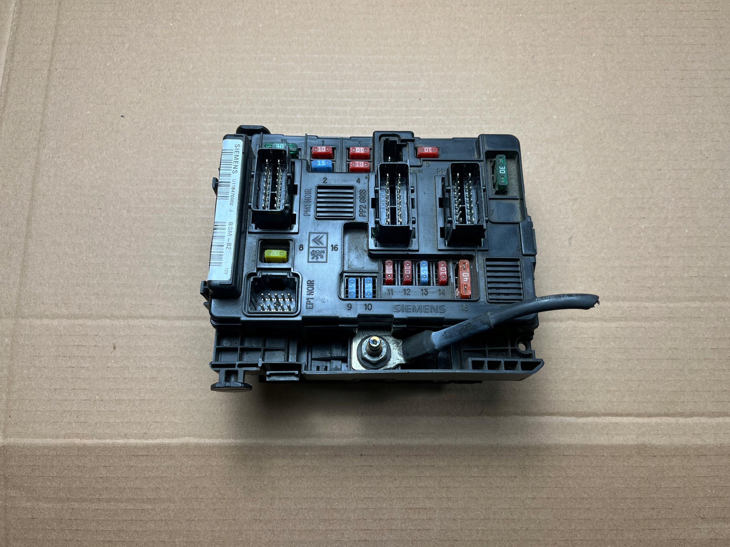 Citroen peugeot модуль bsm b2 9650618580