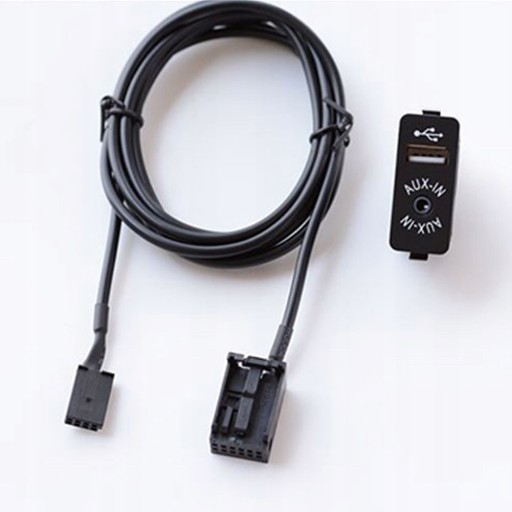 Для BMW перемикач панель музика AUX USB інтерфейс