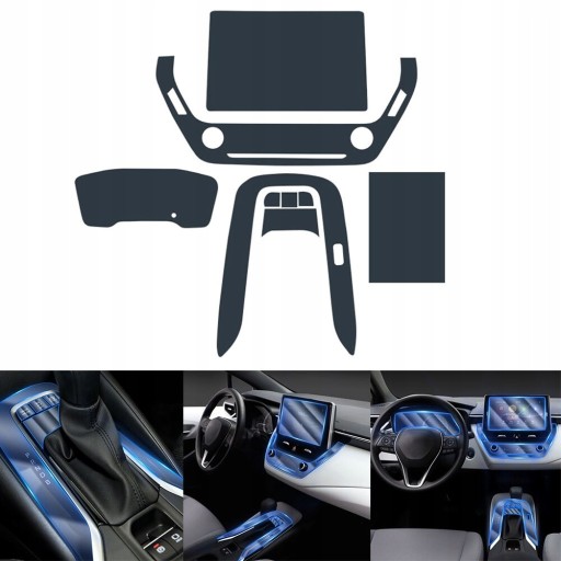 6935459997387 - на COROLLA 2019-2021 прозора захисна плівка