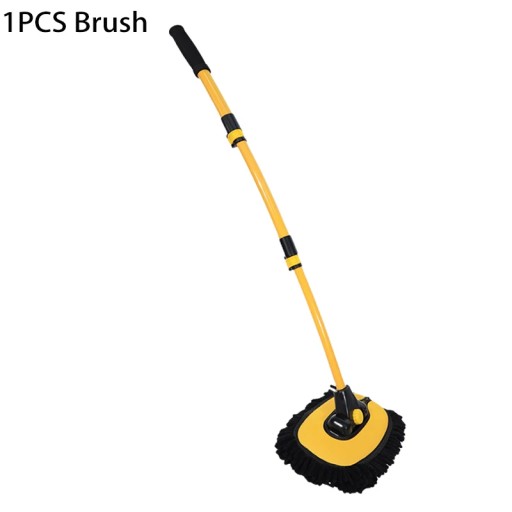 Для чистки автомобиля длинной телескопической щеткой для автомойки.