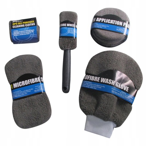 Автомойка губка из микрофибры щетка det