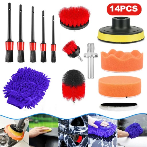 Щітка для миття автомобіля з мікрофібри 14 шт.