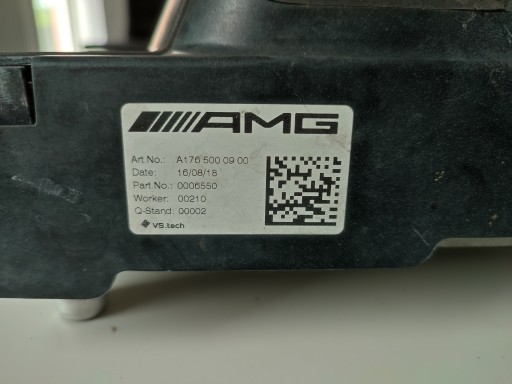 A1765001000 - дополнительный охладитель воды Mercedes AMG A1765000900