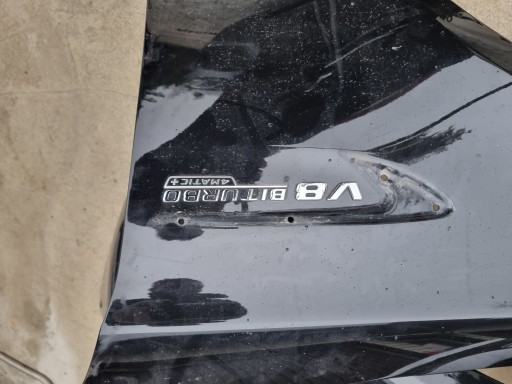 Емблема значок Mercedes V8 biturbo 4matic оригінал ліворуч