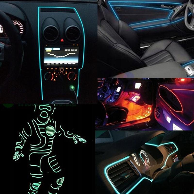 Подсветка салона автомобиля RGB светодиодная лента + пульт дистанционного управления