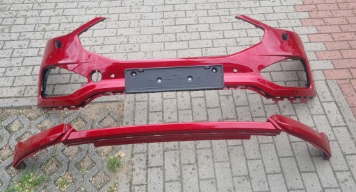 2017 - Передній бампер ford edge 2018 2019 2020 2021 2022 2023 st line рубіновий червоний