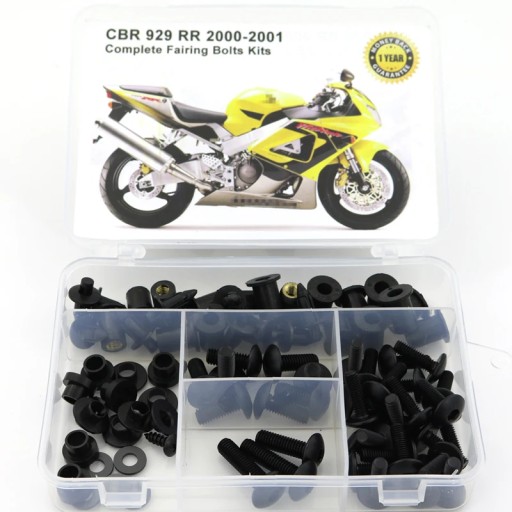 696418559646576251 - для Honda CBR929RR 2000 2001 повний комплект болтів обтічника