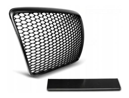 Решетка радиатора Audi A6 C6 rs look Black Gloss