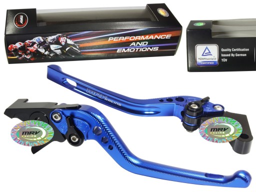 MRV-L-3D-blue - дверні ручки довгі 3D MRV CNC аксесуари синій JP