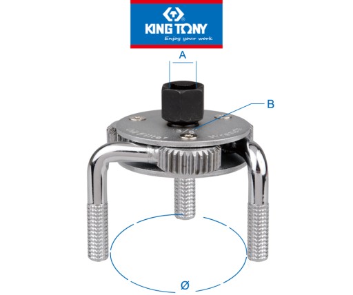гайковий ключ для масляного фільтра 75-120 мм K-T