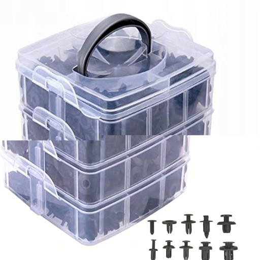 PUDEŁKO620 - штифты запонки автомобильные зажимы 620 шт