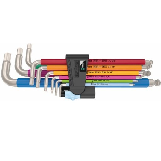 Набор из 9 шестигранных ключей для винтов Wera с внутренним шестигранником [05022860001]