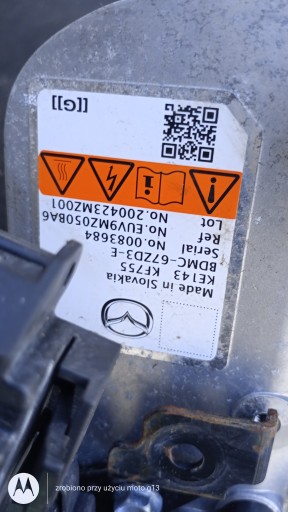 Конденсаторний перетворювач напруги mazda cx 30 3 bdmc 67zd3 e