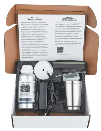 Чашка для регенерации лампы, набор для полировки, ремонт фар, чайник