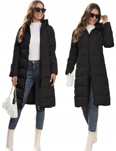 Жіноча тепла зимова куртка з капюшоном