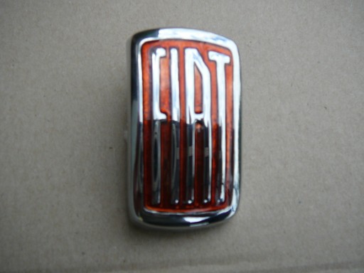 170 - металлическая эмблема - Fiat 500 /57-75/ Fiat 600 Fiat 1100
