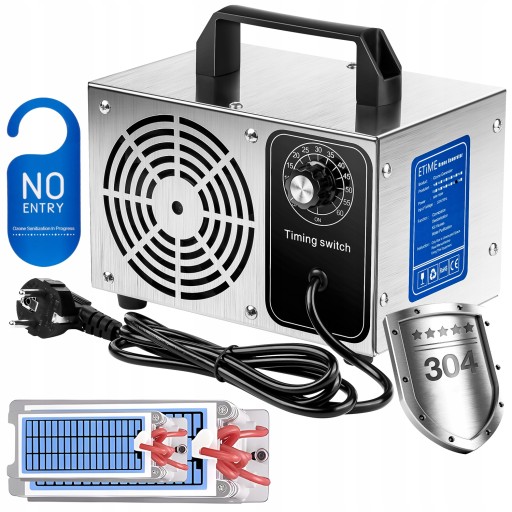 Потужний генератор озону озонатор таймер 48000 мг / год для автомобіля номер